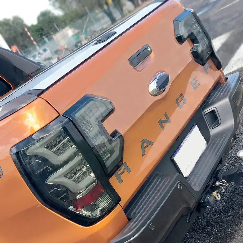 FORD RANGER T6/T7/T8 RAPTOR STYLE 4-PIECE LED SMOKED TAILLIGHTS
