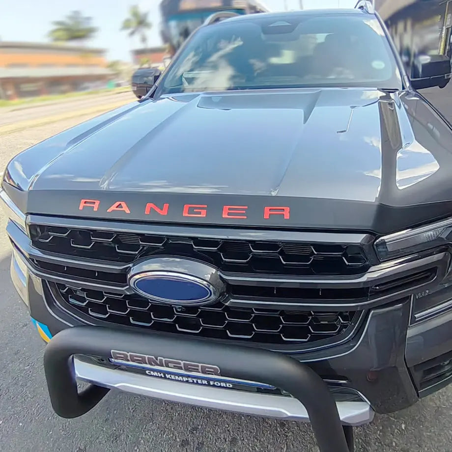 FORD RANGER NEXT GEN MATTE BLACK BONNET GUARD