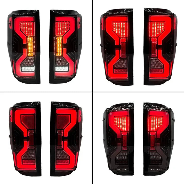 Ranger T7 & T8 Next Gen Style Smoked Black LED Taillights