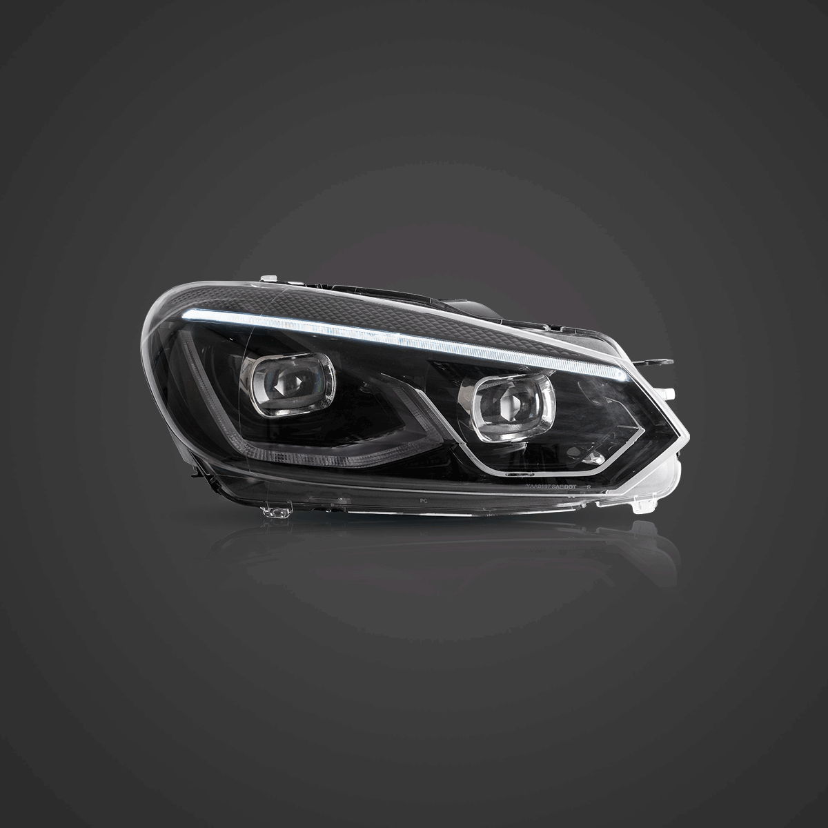 GOLF 6 VLAND DUAL BEAM PROJECTOR HEADLIGHTS