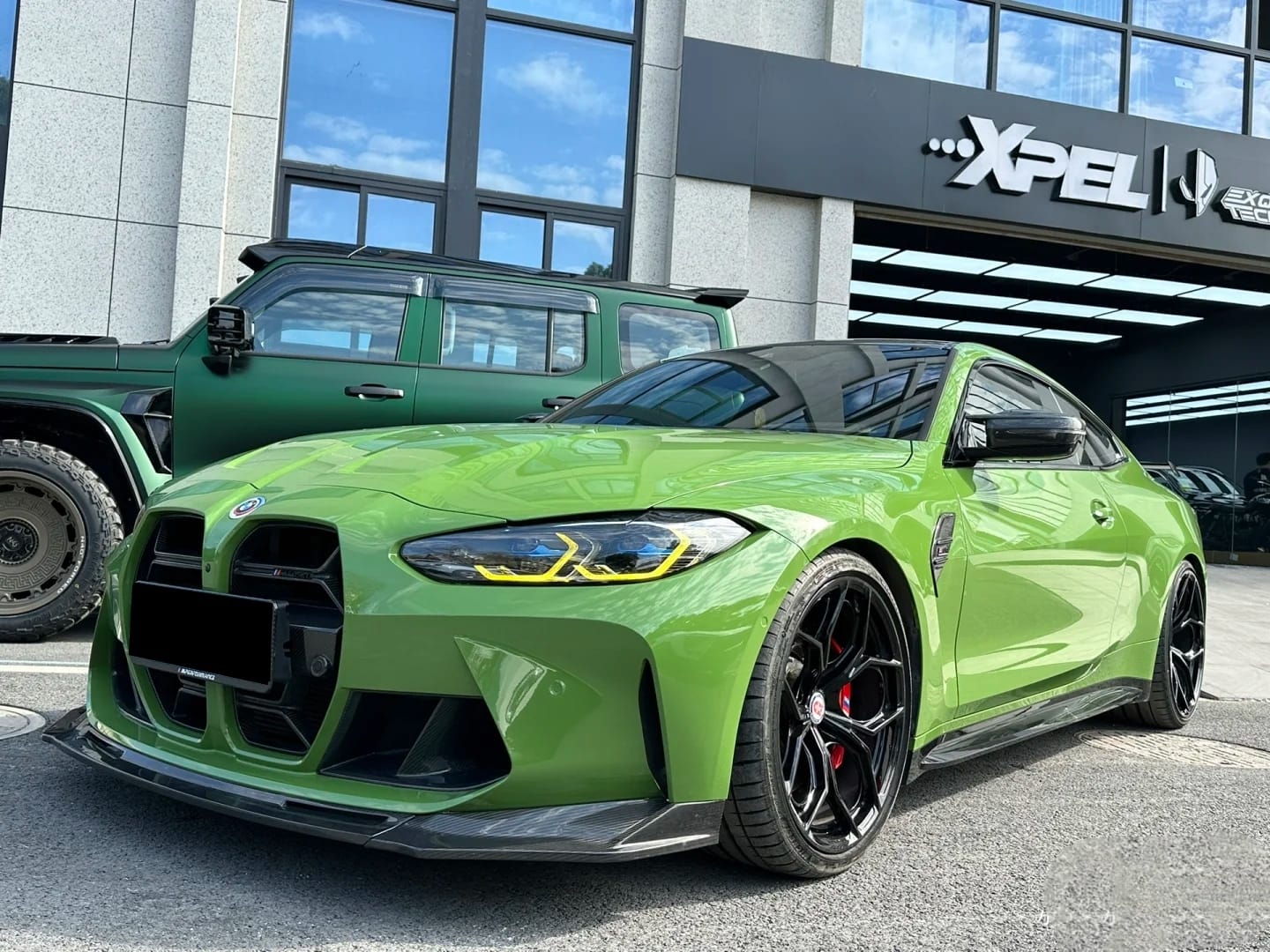 G80 M3 / G82 M4 CARBON FIBRE V STYLE FRONT LIP