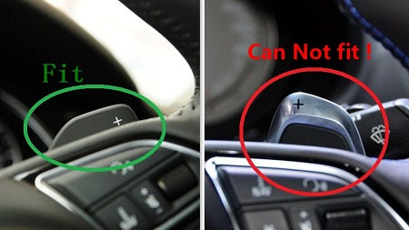 AUDI CARBON FIBRE DSG OLD GEN PADDLE EXTENSIONS