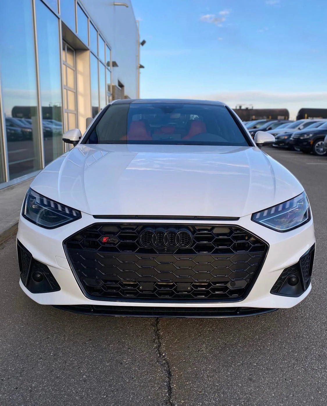 AUDI A4 B9.5 RS GRILLE W/BADGE