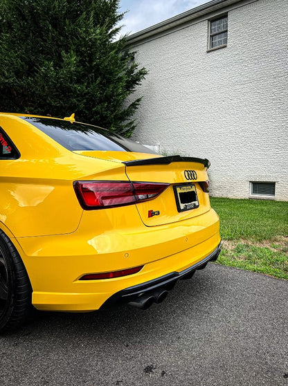 AUDI A3 8V / 8V.2 SEDAN GLOSS BLACK BOOT SPOILER
