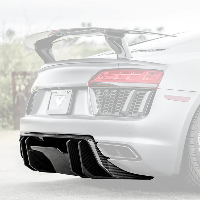 AUDI R8 4S VRS STYLE CARBON FIBRE DIFFUSER