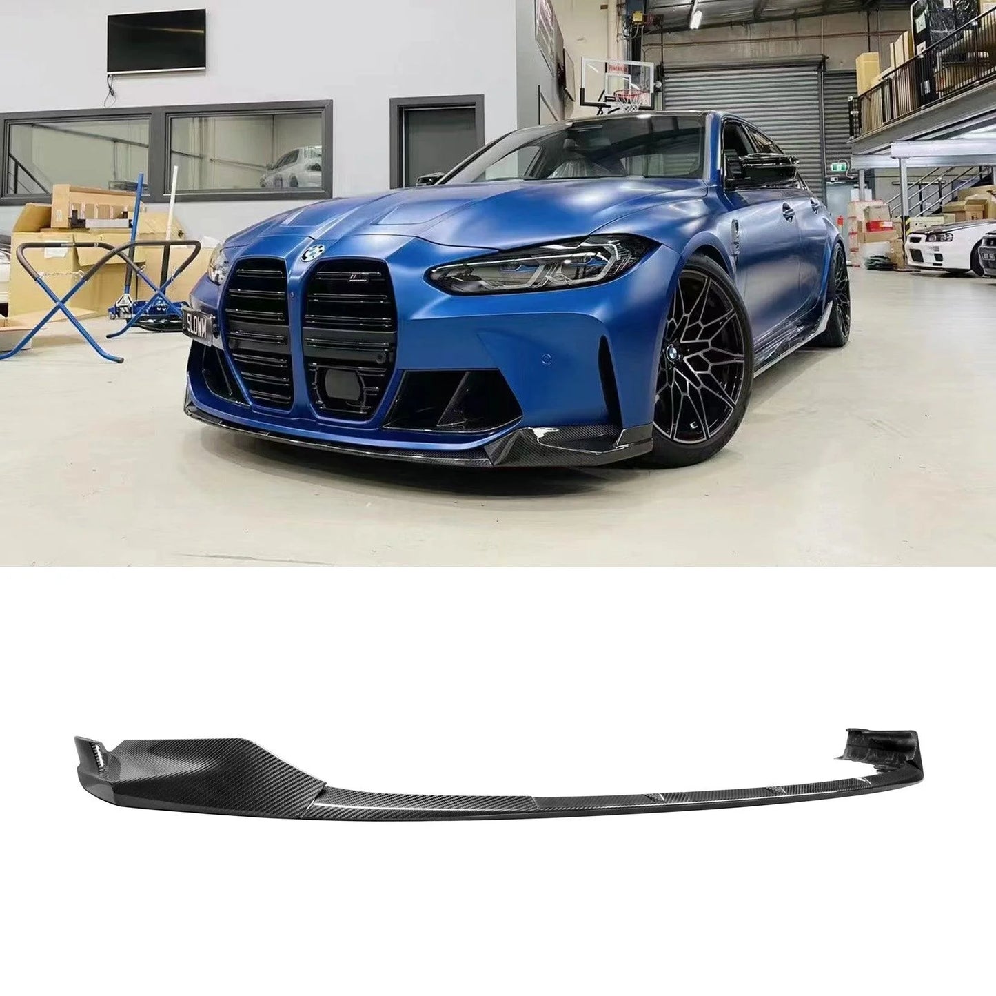 G80 M3 / G82 M4 CARBON FIBRE M PERFORMANCE STYLE FRONT LIP