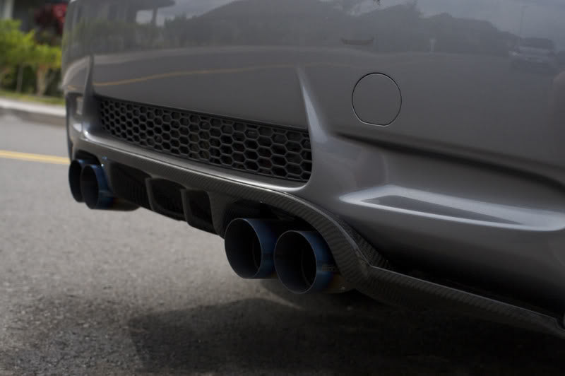 E92 M3 H-STYLE CARBON FIBRE DIFFUSER