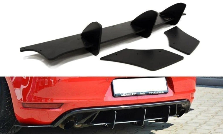 GOLF 6 GTI MX-STYLE REAR DIFFUSER