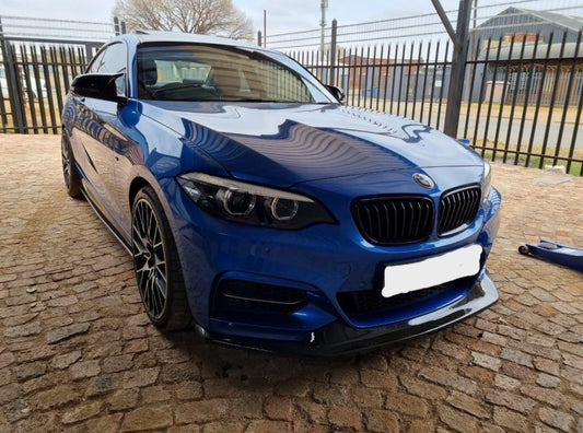 F22 / F23 GTS GLOSS BLACK FRONT LIP