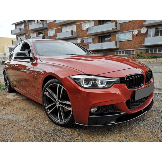 F30 Mtech MP STYLE GLOSS BLACK FRONT LIP