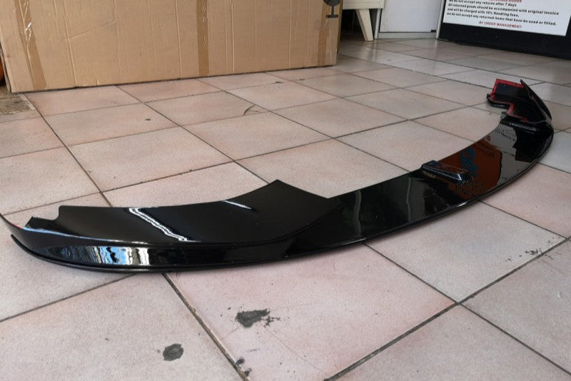 BMW F32 M PERFORMANCE FRONT LIP GLOSS BLACK
