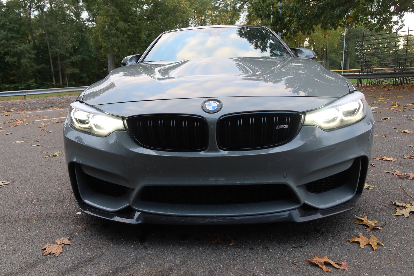 F80 M3 / F82 M4 CS STYLE GLOSS BLACK FRONT LIP