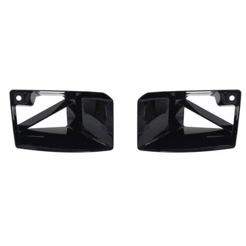 G87 M2 FRONT BUMPER GLOSS BLACK SIDE VENTS