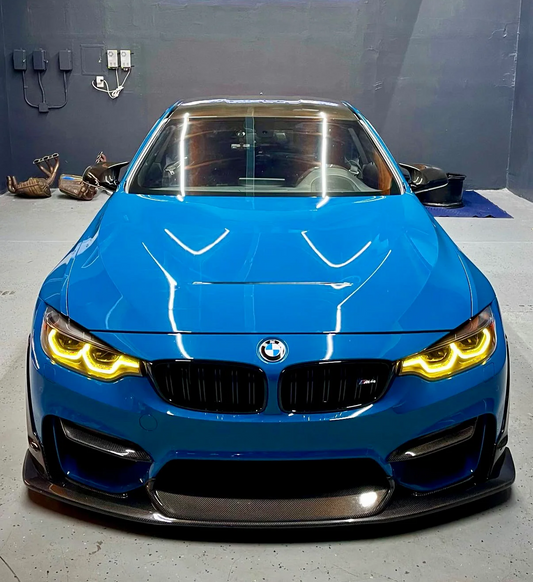 F80 M3 / F82 M4 LAPTORR-STYLE CARBON FIBER FRONT LIP