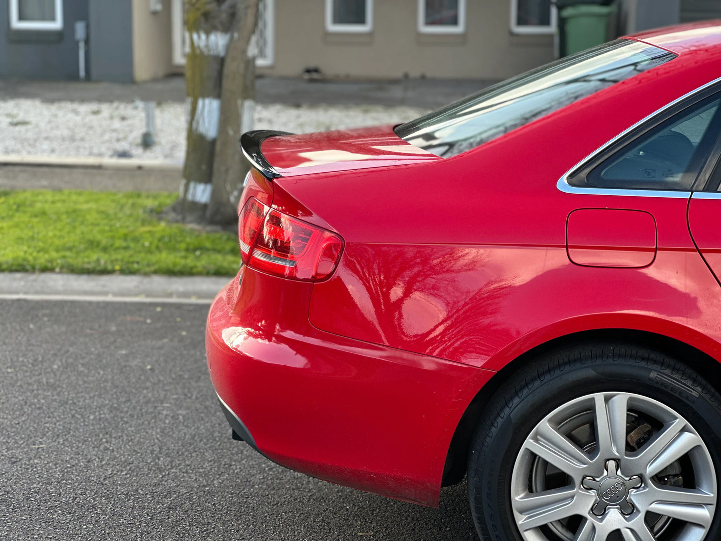 AUDI A4 B8 GLOSS BLACK BOOT SPOILER