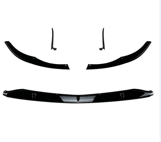 MERC W205 C63 EDITION 1 STYLE BLACK FRONT LIP