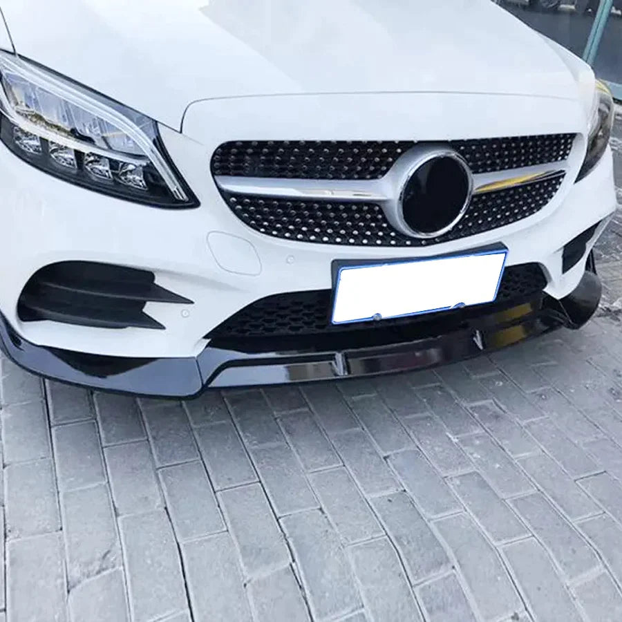 MERC W205 C-CLASS BRABUS STYLE FRONT LIP