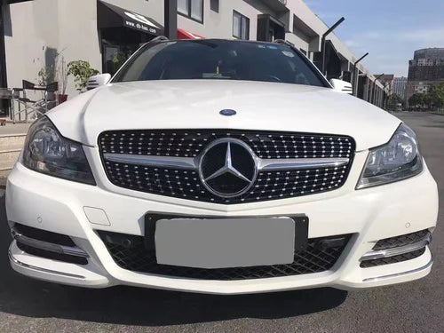 MERC W204 C-CLASS DIAMOND GRILLE