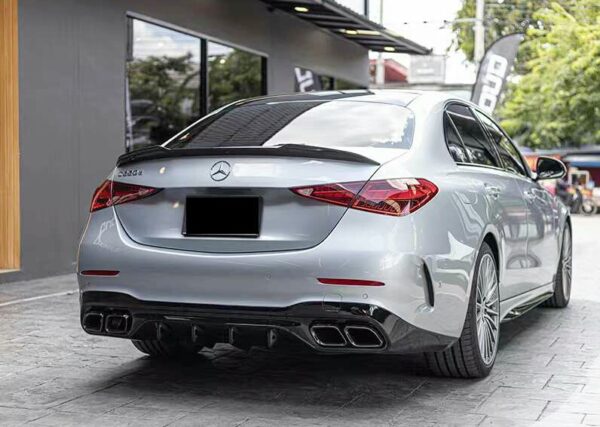 MERC W206 C-CLASS SEDAN C63S STYLE DIFFUSER