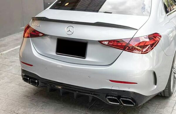 MERC W206 C-CLASS SEDAN C63S STYLE DIFFUSER
