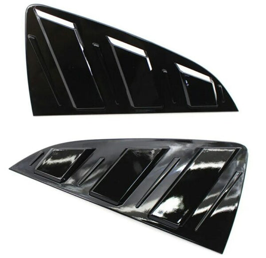 POLO 8 AW GLOSS BLACK PLASTIC SIDE WINDOW LOUVER