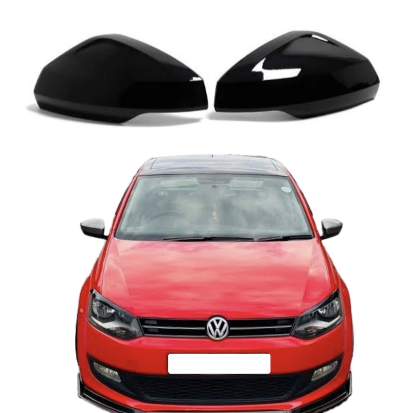 POLO 6C / 6R GLOSS BLACK MIRROR COVER