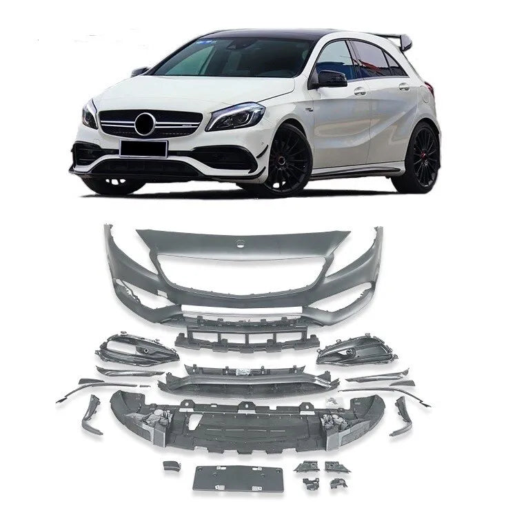 MERC W176 A-CLASS A45 FACELIFT STYLE FRONT BUMPER