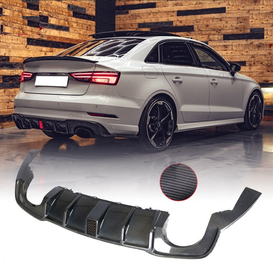 AUDI RS3 8V.2 SEDAN CARBON FIBRE F1 LED DIFFUSER