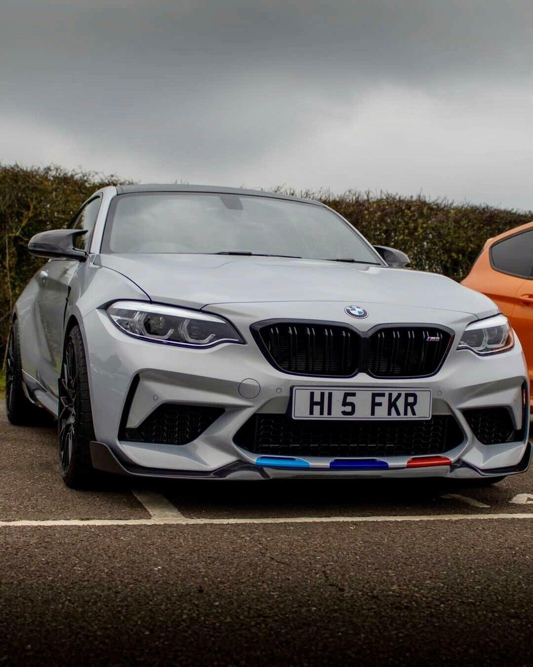 F87 M2 COMPETITION CS STYLE GLOSS BLACK FRONT LIP