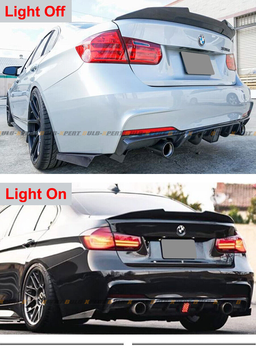 F30 3-SERIES F1 LED GLOSS BLACK DIFFUSER - DUAL SPLIT OUTLET