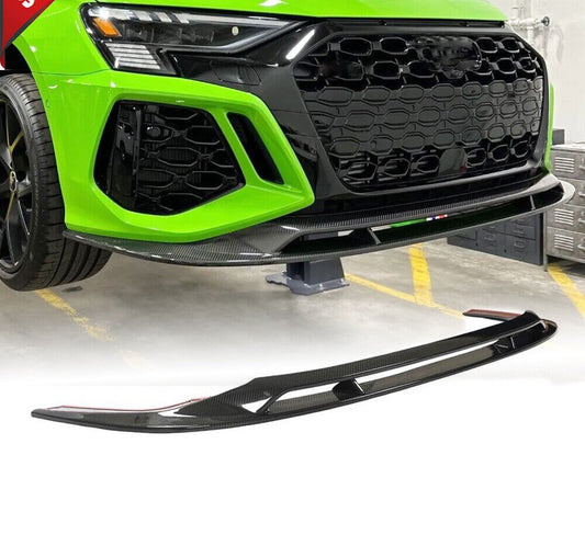 AUDI RS3 8Y CARBON FIBRE AERO STYLE FRONT LIP