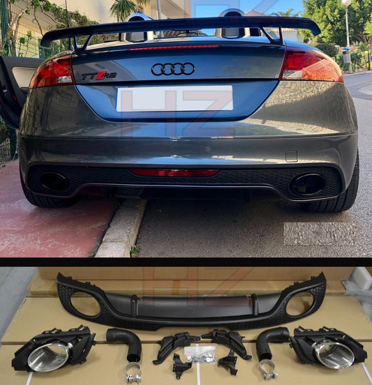AUDI TT 8J TTRS STYLE REAR DIFFUSER