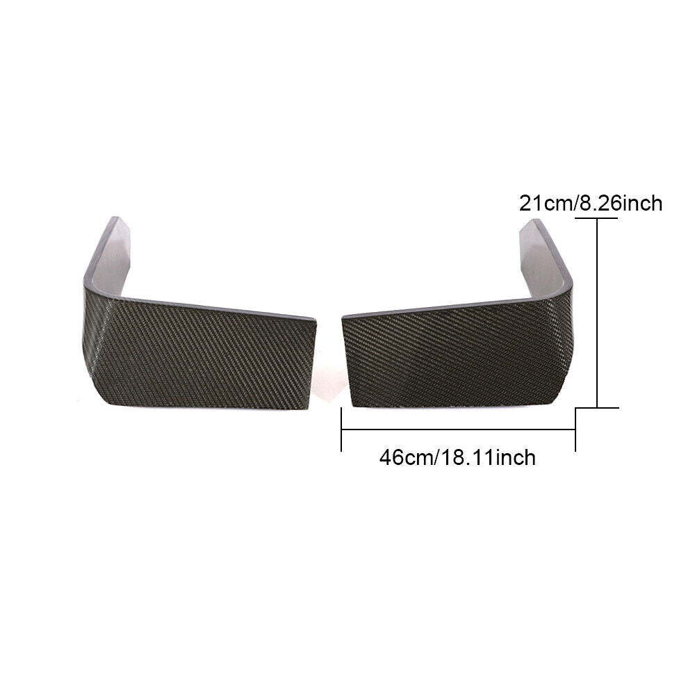 AUDI TTRS 8S ABT STYLE CARBON FIBRE BUMPER INSERTS