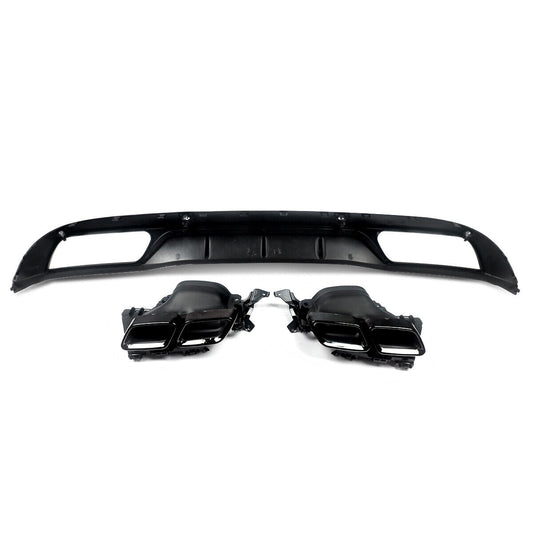 MERC W205 C-CLASS NON-AMG SEDAN C63 STYLE DIFFUSER
