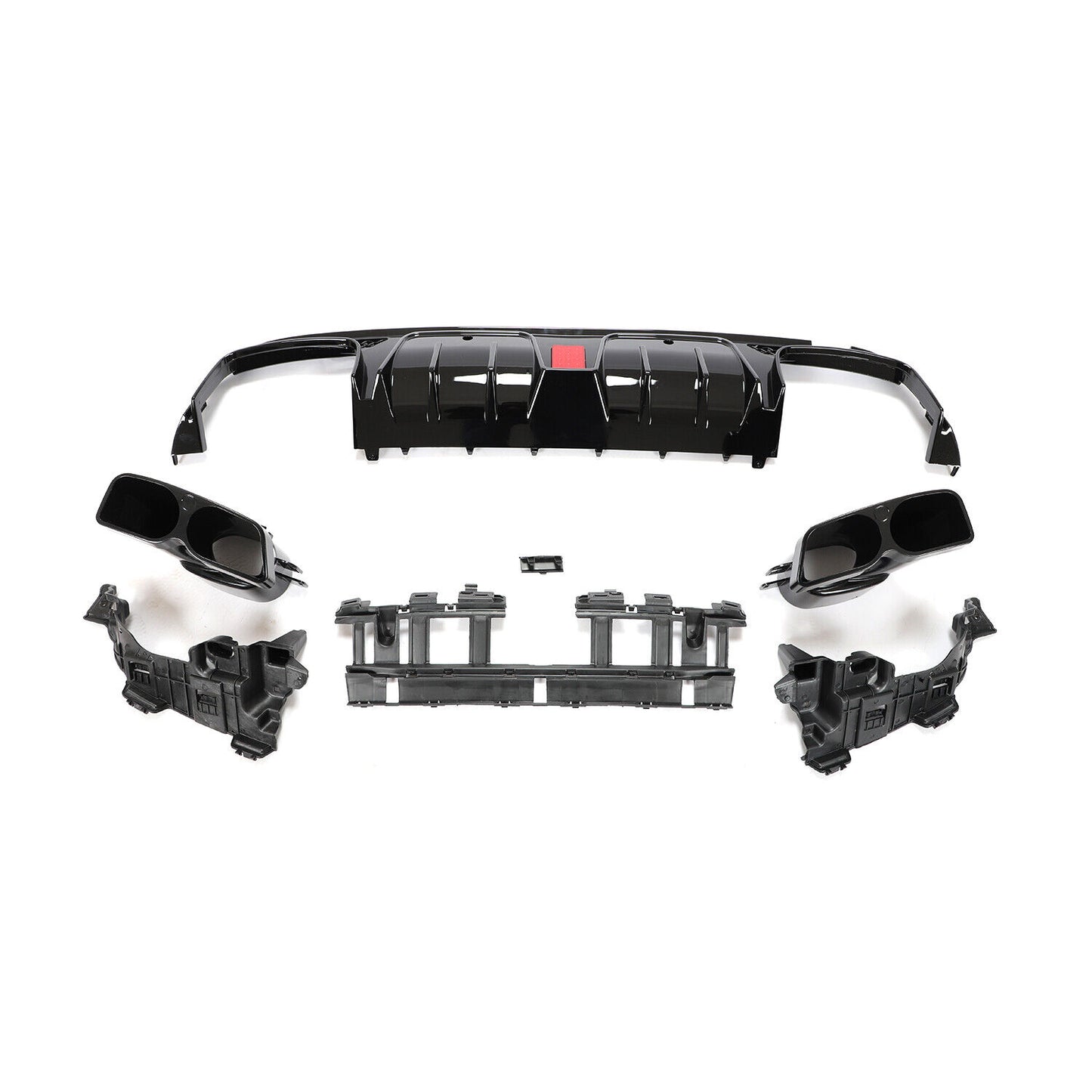 MERC W205 C-CLASS SEDAN F1 LED BRABUS STYLE DIFFUSER