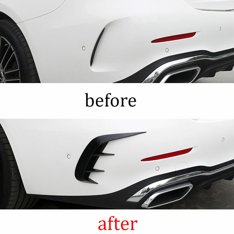 MERC W206 C-CLASS REAR BUMPER CANARDS