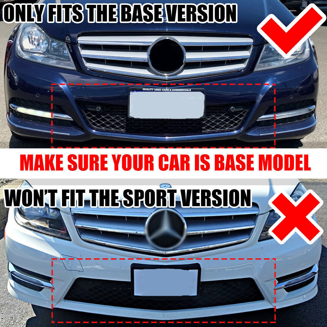 MERC W204 C-CLASS BRABUS STYLE FRONT LIP