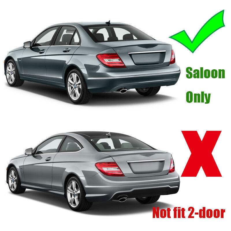 MERC W204 C-CLASS GLOSS BLACK ROOF SPOILER