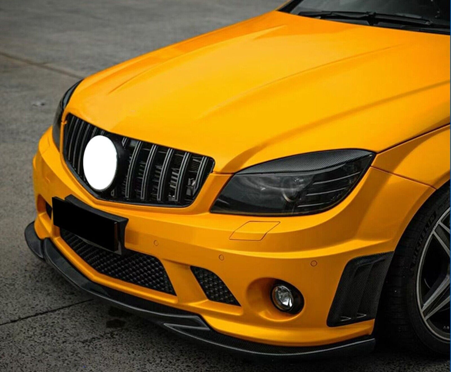 MERC W204 C-CLASS C63 GH STYLE FRONT LIP