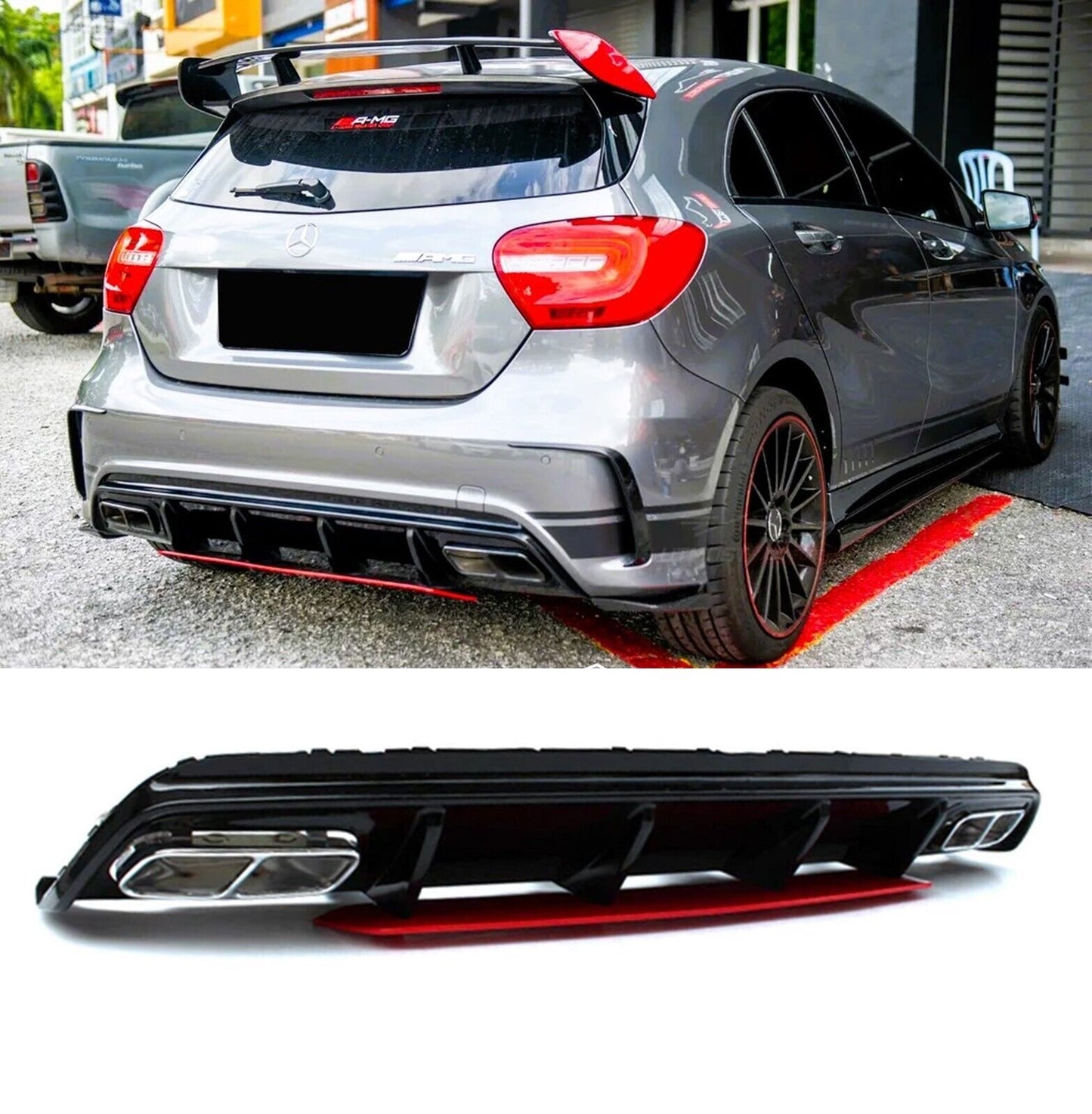MERC A-CLASS W176 AERO DIFFUSER