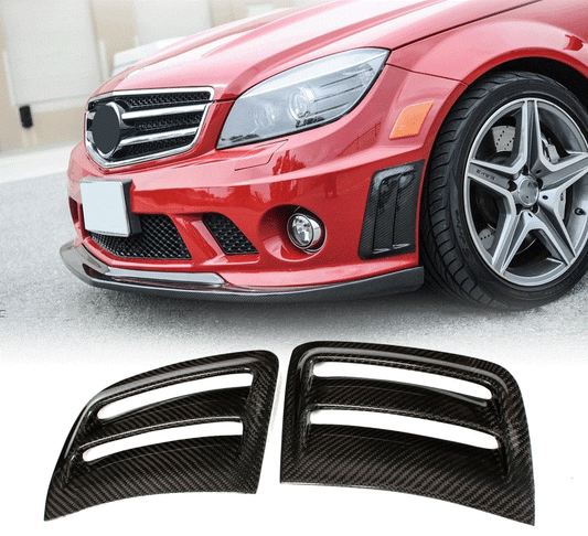MERC W204 C63 CARBON FIBRE BUMPER VENTS
