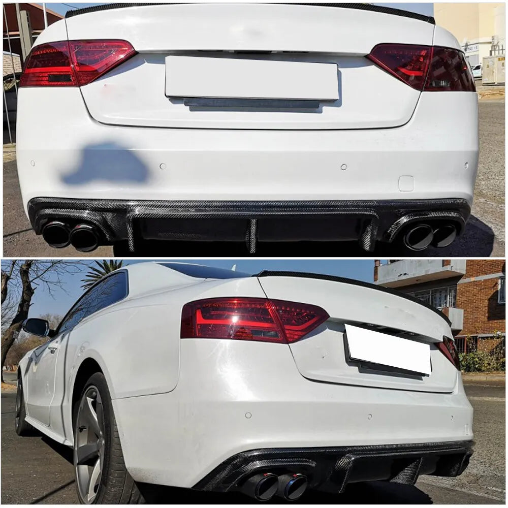 AUDI A5 B8.5 S5/ S-LINE CARBON FIBRE REAR DIFFUSER