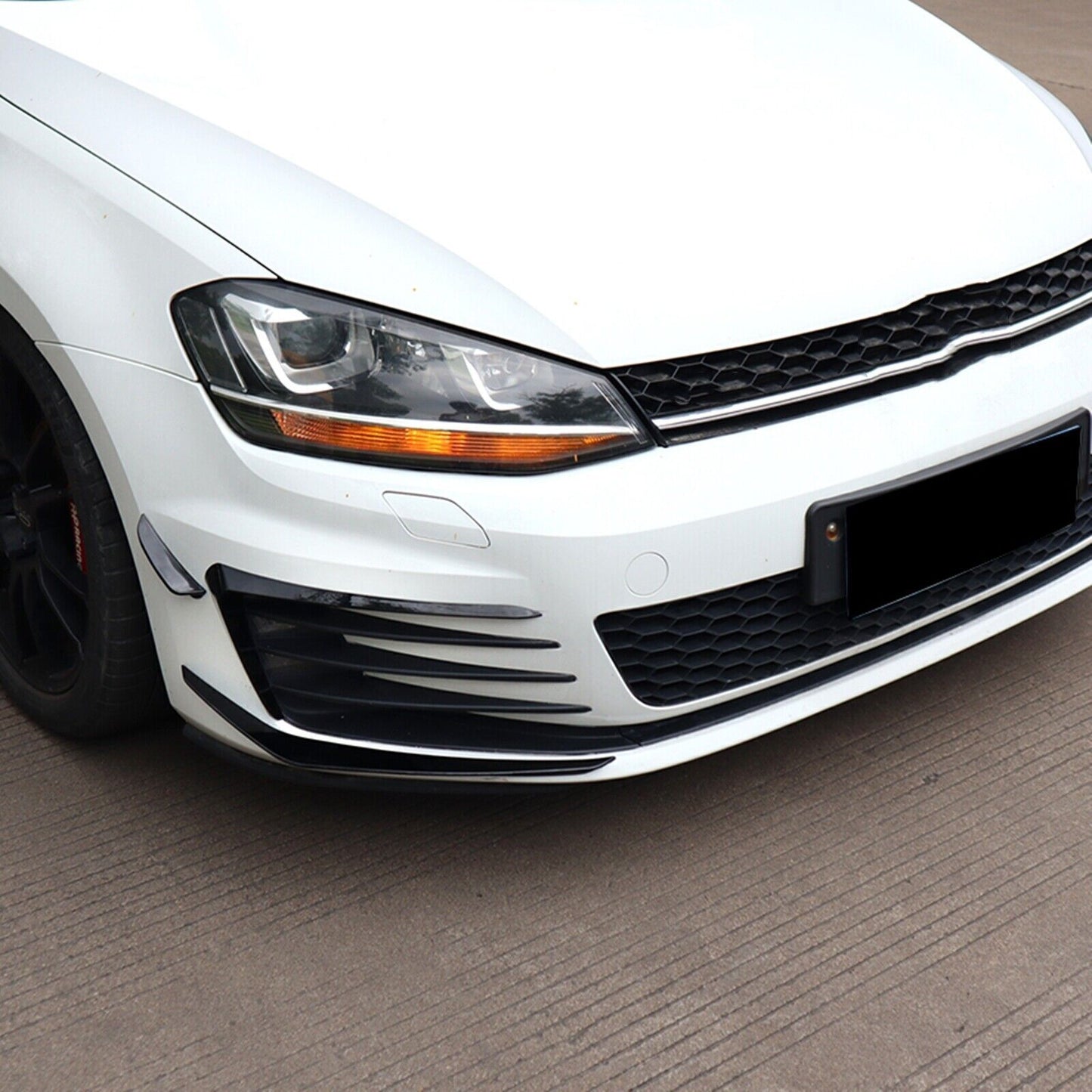 GOLF 7 GTI FRONT BUMPER SIDE AIR VENT TRIM COVER - 6PCS