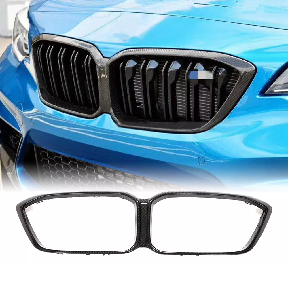 F87 M2 COMPETITION DRY CARBON FIBER FRONT GRILLES TRIMS