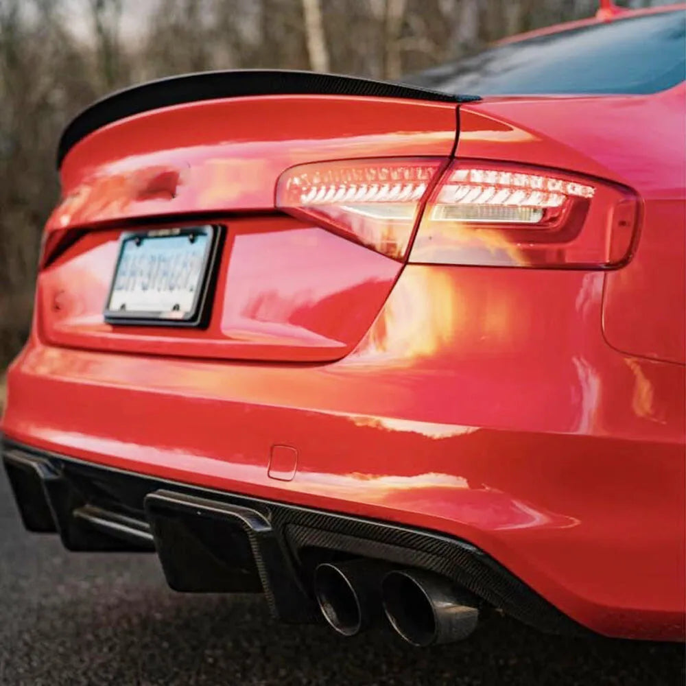 AUDI A4 B8.5 S-LINE / S4 CARBON FIBER DIFFUSER