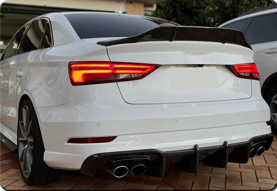 AUDI S3 8V.2 SEDAN AERO STYLE CARBON FIBRE DIFFUSER