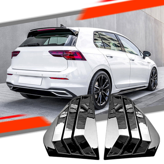 GOLF 8 GLOSS BLACK SIDE WINDOW LOUVER