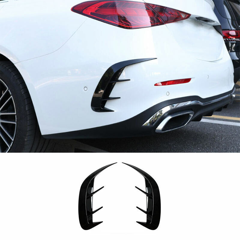 MERC W206 C-CLASS REAR BUMPER CANARDS