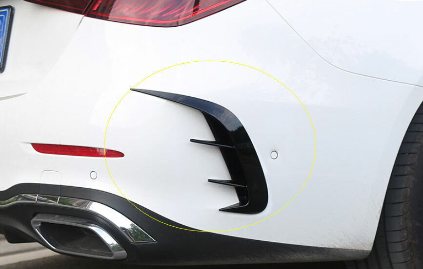 MERC W206 C-CLASS REAR BUMPER CANARDS