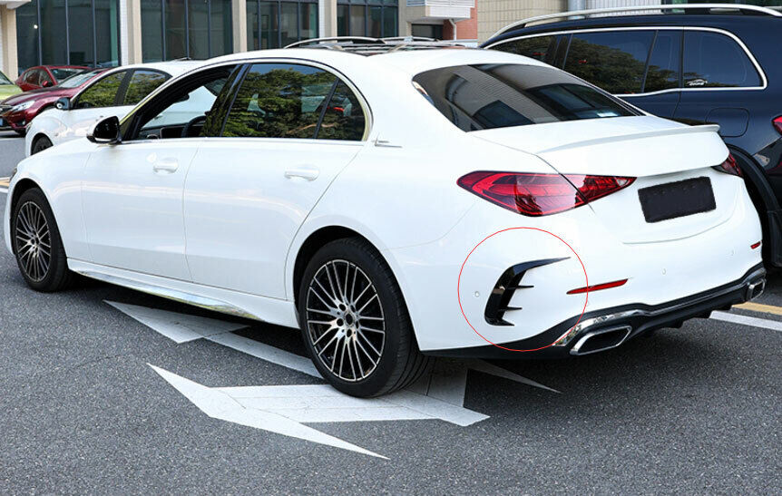 MERC W206 C-CLASS REAR BUMPER CANARDS
